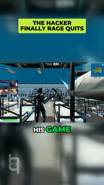 boqo's #1 clip of the Fortnite video, The hacker finally rage quits